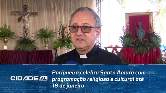 Paripueira celebra Santo Amaro com programação religiosa e cultural até 18 de janeiro