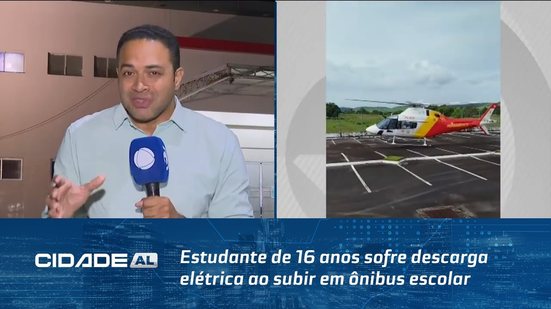 Estudante de 16 anos sofre descarga elétrica ao subir em ônibus escolar, em Jacuípe