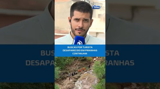 Buscas seguem após desaparecimento em meio às chuvas #FiqueAlerta