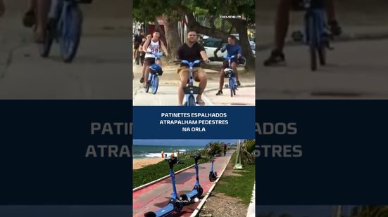 🛴Falta de organização com patinetes gera transtornos #CidadeAL