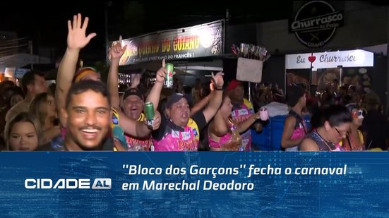 ''Bloco dos Garçons'' fecha o carnaval em Marechal Deodoro