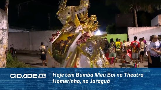 Hoje tem Bumba Meu Boi no Theatro Homerinho, no Jaraguá, em comemoração ao Dia das Crianças