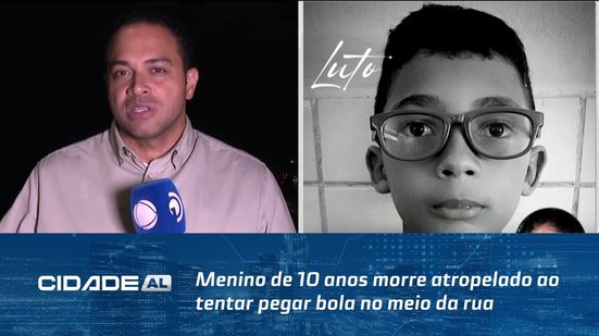 Menino de 10 anos morre atropelado ao tentar pegar bola no meio da rua