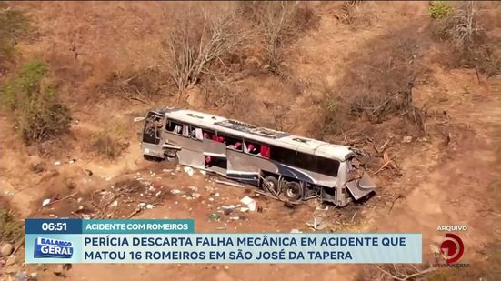 Perícia descarta falha mecânica em acidente que matou 16 Romeiros #BalançoGeralAL