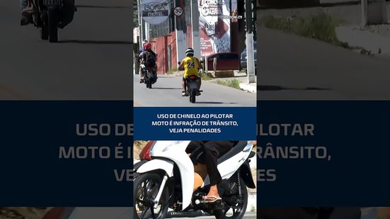 Moto de chinelo? Infração rende multa de R$ 130 e 4 pontos #CidadeAL