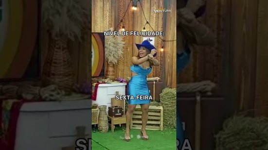 Sextou e eu já tô assim: 😁💃 #HoraDoVentura
