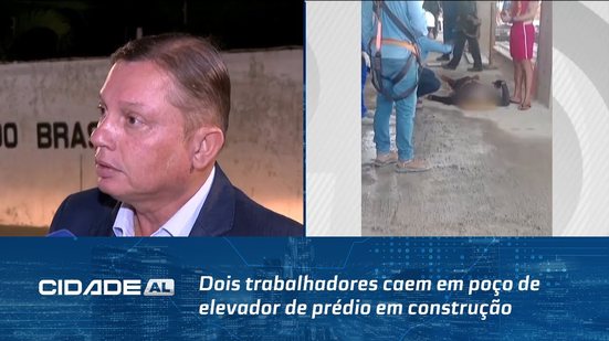Dois trabalhadores caem em poço de elevador de prédio em construção em Jacarecica