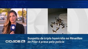 Suspeito de triplo homicídio no Réveillon de Pilar é preso pela polícia