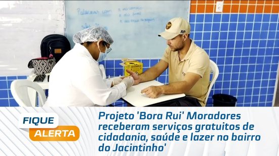 Moradores receberam serviços gratuitos de cidadania, saúde e lazer no bairro do Jacintinho
