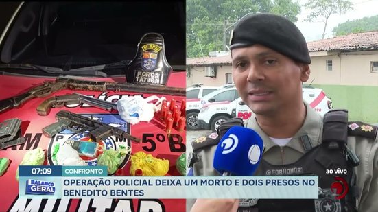 Operação policial termina com um morto e dois presos no Benedito Bentes