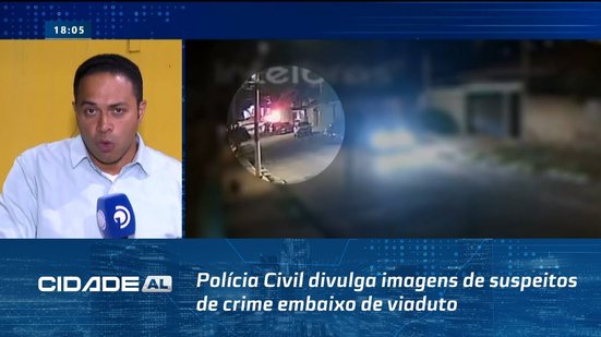 Incêndio em Jacarecica: Polícia Civil divulga imagens de suspeitos de crime embaixo de viaduto