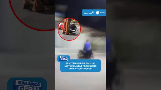 🏍️ Tentou fugir! Motociclista é perseguido pela polícia em Ibateguara #BalançoGeralAL