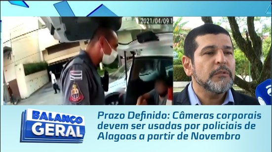 Prazo Definido: Câmeras corporais devem ser usadas por policiais de Alagoas a partir de Novembro