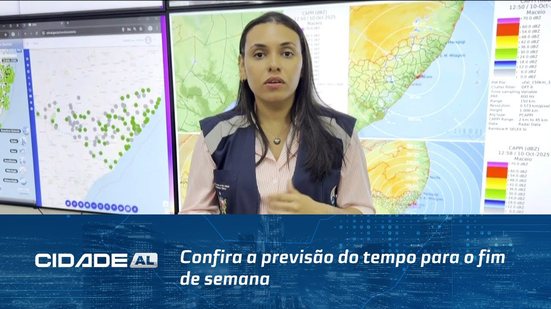 Confira a previsão do tempo para o fim de semana