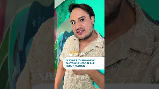 Tirou a aliança e deu essa explicação… quem caiu nessa? 😂 #HoraDoVentura