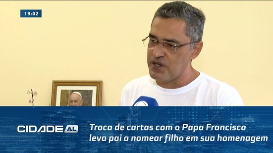 Troca de cartas com o Papa Francisco leva pai a nomear filho em sua homenagem