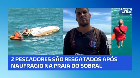 BARCO VIROU: Bombeiros salvam pescadores após embarcação virar #BalançoGeralAL