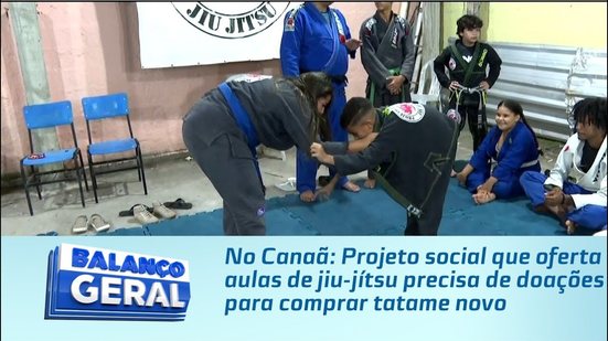 No Canaã: Projeto social que oferta aulas de jiu-jítsu precisa de doações para comprar tatame novo