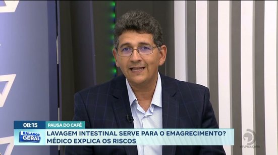 Pausa do Café: Lavagem intestinal serve para o emagrecimento?  Médico explica os riscos