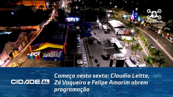 Começa nesta sexta: Claudia Leitte, Zé Vaqueiro e Felipe Amorim abrem programação