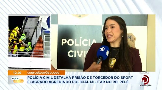 Polícia Civil detalha prisão de torcedor do Sport flagrado agredindo policial militar no Rei Pelé