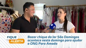 Bazar chique do lar São Domingos acontece neste domingo para ajudar a ONG Pata Amada