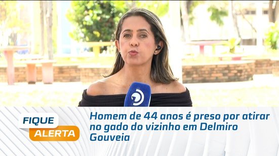 Homem de 44 anos é preso por atirar no gado do vizinho em Delmiro Gouveia