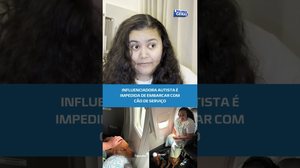 Influenciadora denuncia impedimento em voo com cão de serviço #BalançoGeralAL