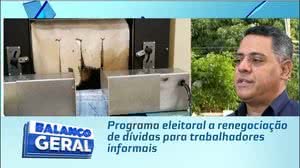 Programa eleitoral a renegociação de dívidas para trabalhadores informais