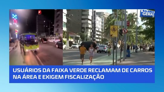 Faixa verde é usada de forma irregular na orla de Maceió; usuários reclamam