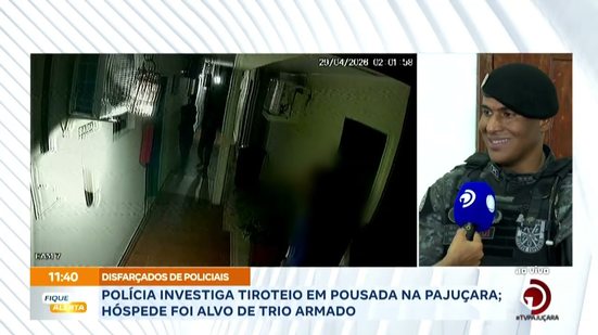 Polícia investiga tiroteio em pousada na Pajuçara; hóspede foi alvo de trio armado