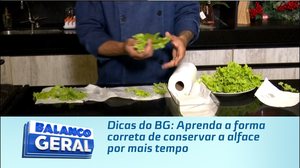 Dicas do BG: Aprenda a forma correta de conservar a alface por mais tempo