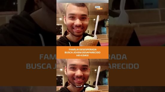 Desaparecimento preocupa: família busca jovem sumido há quatro dias #FiqueAlerta