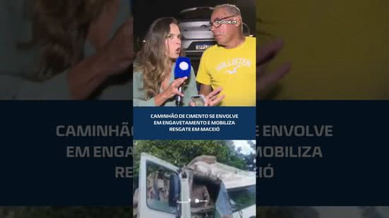 Caminhão de cimento e outros veículos se envolvem em acidente na Cambona | #CidadeAL