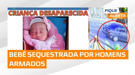 Bebê é sequestrada por homens armados na BR-101, em Novo Lino