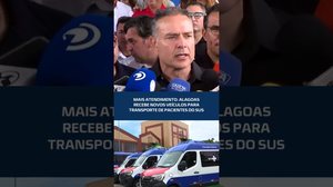 🚑Reforço na saúde: novos veículos ampliam transporte de pacientes #CidadeAL