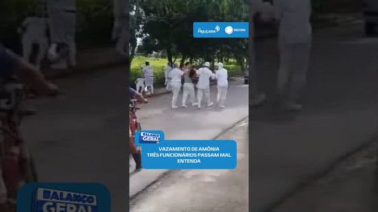 ⚠️ Susto em indústria: vazamento de amônia deixa três funcionários passando mal #BalançoGeralAL