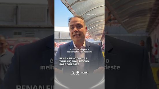 🗳️ Eleições 2026: Renan Filho chega à TV Pajuçara | RECORD para debate ao vivo