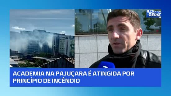 Princípio de incêndio atinge academia na Pajuçara