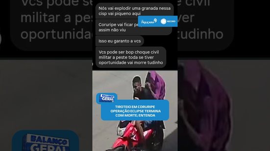 🚔Operação Eclipse: homem morre após troca de tiros com a polícia em Coruripe#BalançoGeralAL
