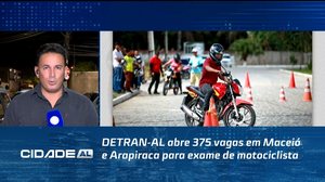 DETRAN-AL abre 375 vagas em Maceió e Arapiraca para exame de motociclista