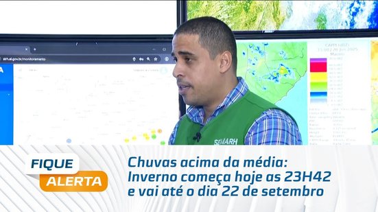 Chuvas acima da média: Inverno começa hoje as 23H42 e vai até o dia 22 de setembro