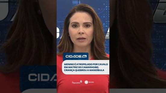 DESTAQUES: Menino é atropelado por cavalo em Matriz do Camaragibe #CidadeAL