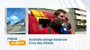 Incêndio atinge hotel em Cruz das Almas