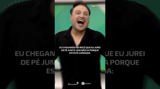 QUEM NUNCA? Eu no rolê que disse que não ia 😂 #HoraDoVentura