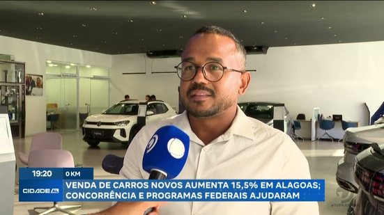 Venda de carros novos aumenta 15,5% em Alagoas; concorrência e programas federais ajudaram