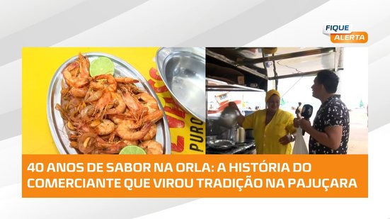 Há 40 anos: Comerciante prepara delícias para alagoanos e turistas na orla da Pajuçara