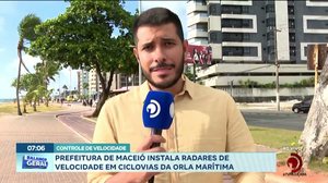 Prefeitura de Maceió instala de radares de velocidade em ciclovias na Orla Marítima