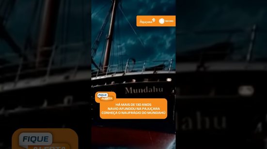 ⚓ Mundahú: conheça o navio naufragado há mais de 130 anos na costa de Maceió | #FiqueAlerta