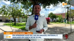 PM apreende mais de 2kg de drogas; material é avaliado em cerca de R$ 35 mil